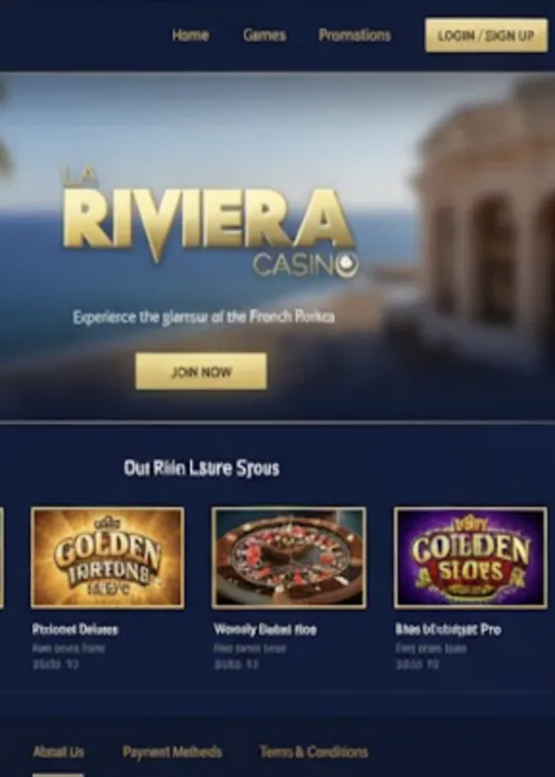 Sélection jeux machines riviera Casino La Riviera